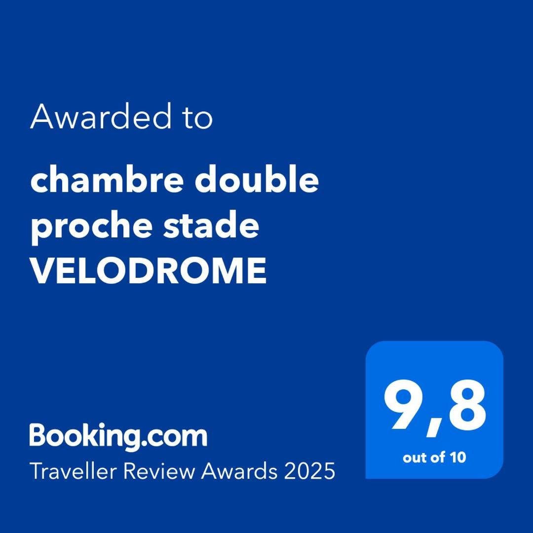 Chambre Double Proche Stade Velodrome Marseille Exteriör bild